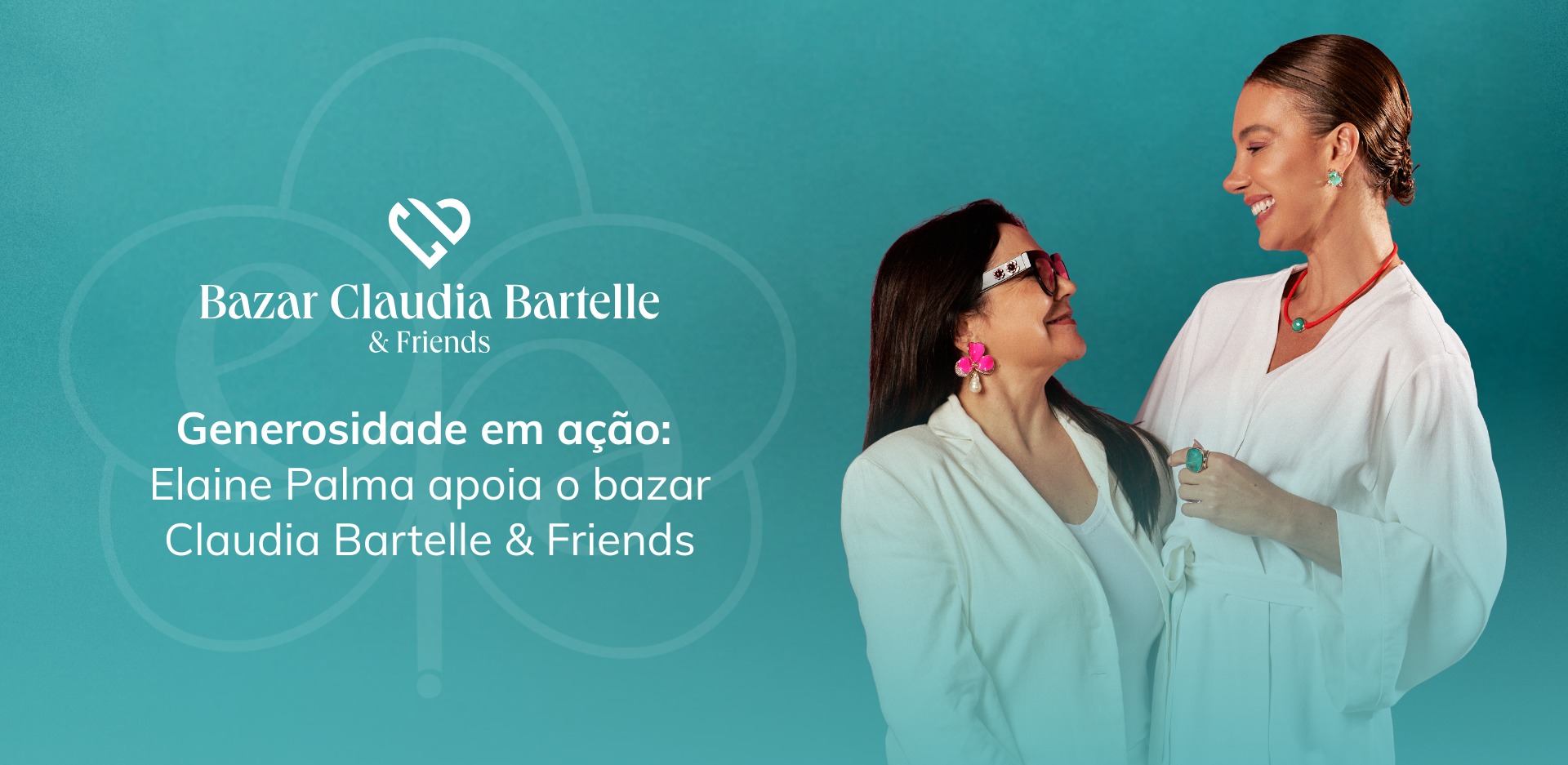 Generosidade em ação: Elaine Palma apoia o bazar Claudia Bartelle & Friends