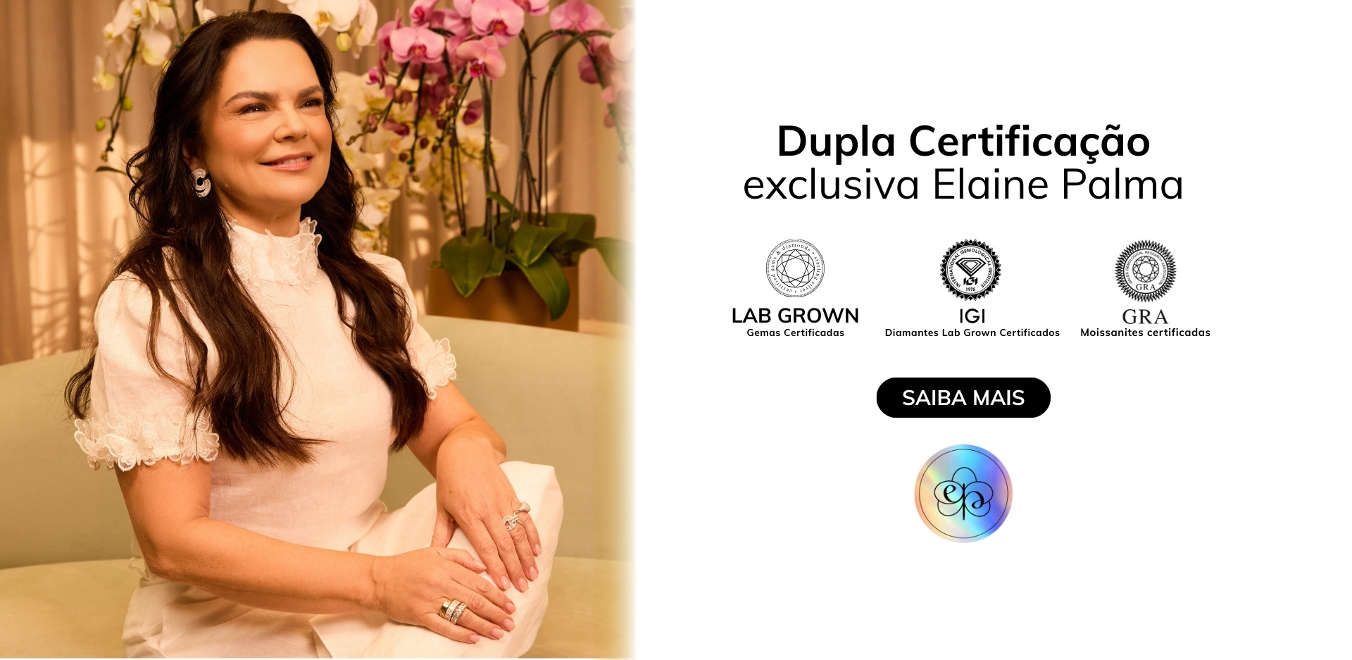 Franziska Hubener encantada com os acessórios da nova Coleção Raiar.