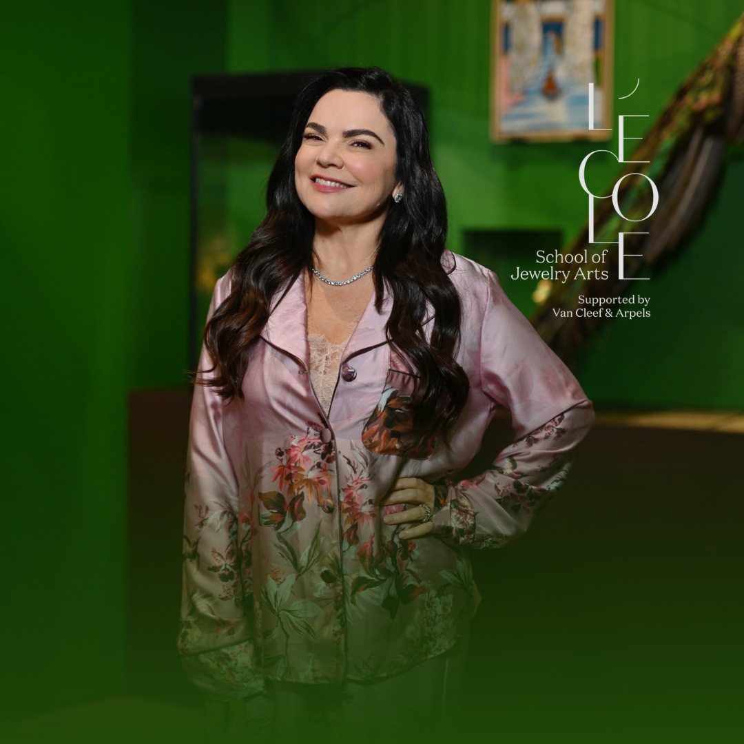 Elaine Palma é convidada especial na Van Cleef & Arpels